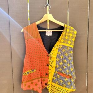 Vintage Indonesian hippie vest